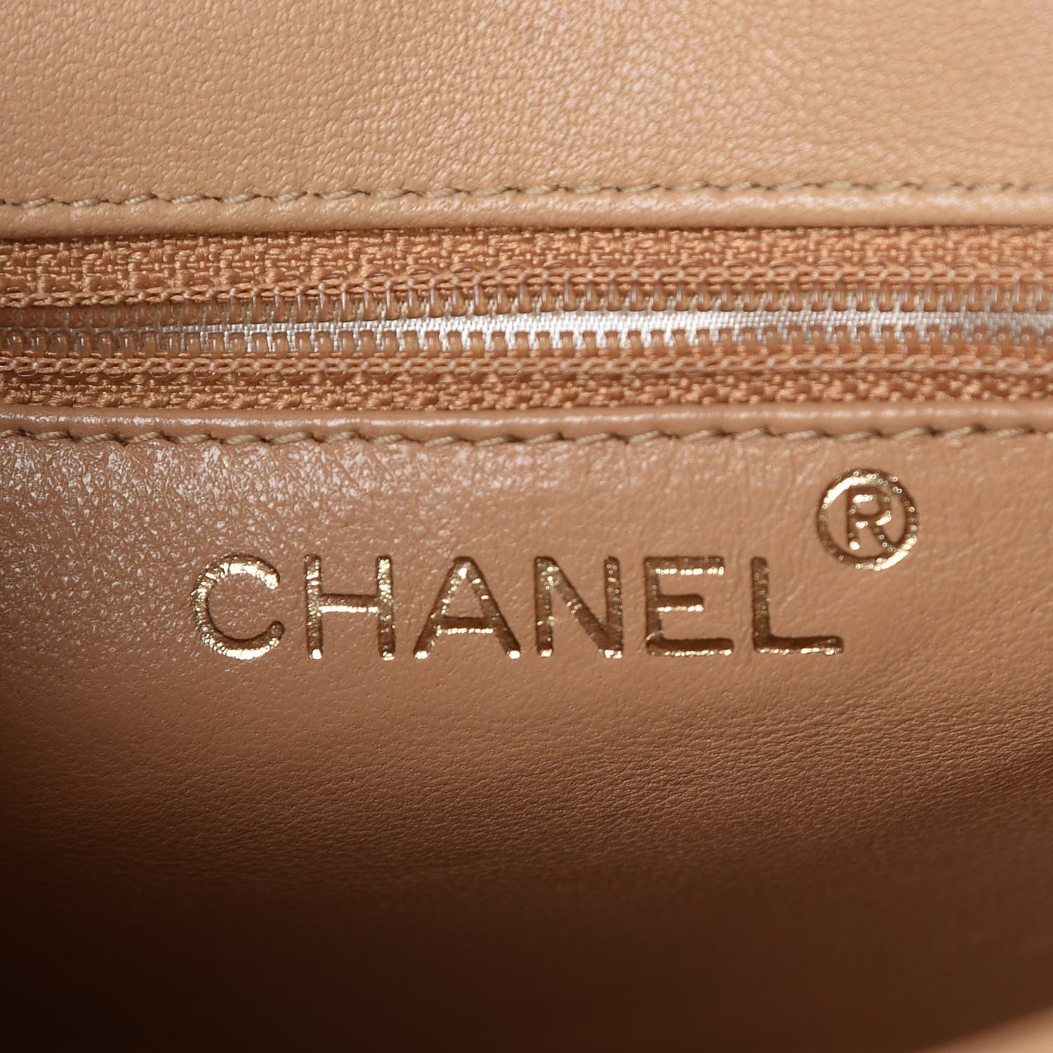 Chanel Lambskin Quilted Mini Camellia Flap Beige 6 of 12