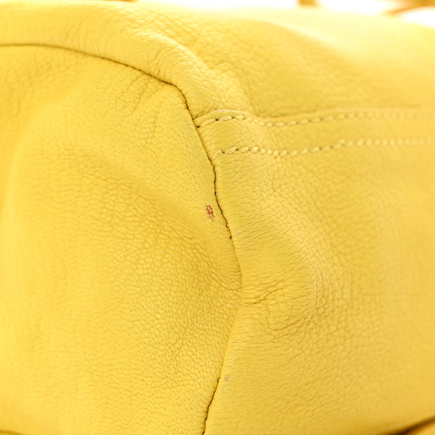 Sugar Goatskin Mini Pandora Yellow