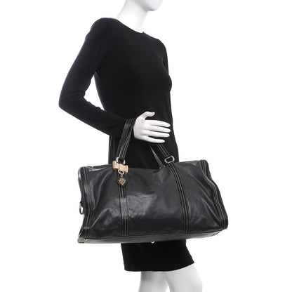 Gucci Calfskin Duchessa Large Boston Tote Bag Black 2 of 7