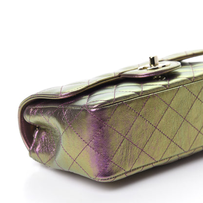 Chanel Iridescent Lambskin Quilted Mini Rectangular Flap Purple 6 of 10
