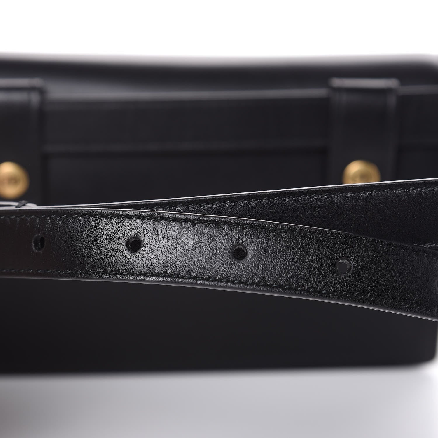 Christian Dior Calfskin Saddle Belt Bag Black 12 of 13