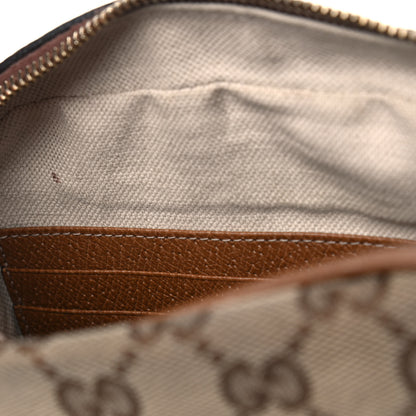 Gucci Monogram Mini Bree Messenger Bag Beige Tabacco 7 of 12