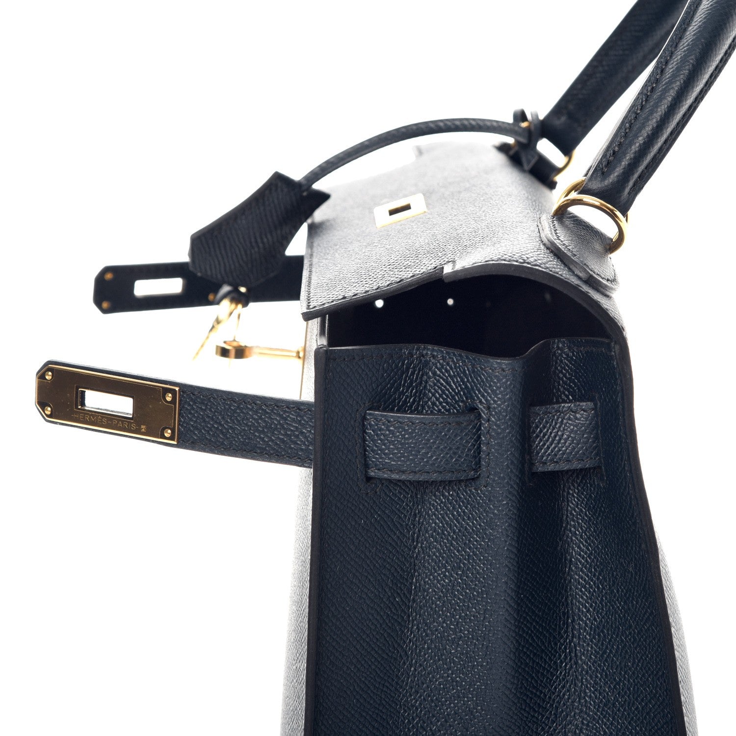 Hermes Epsom Kelly Sellier 28 Bleu Indigo 16 of 41