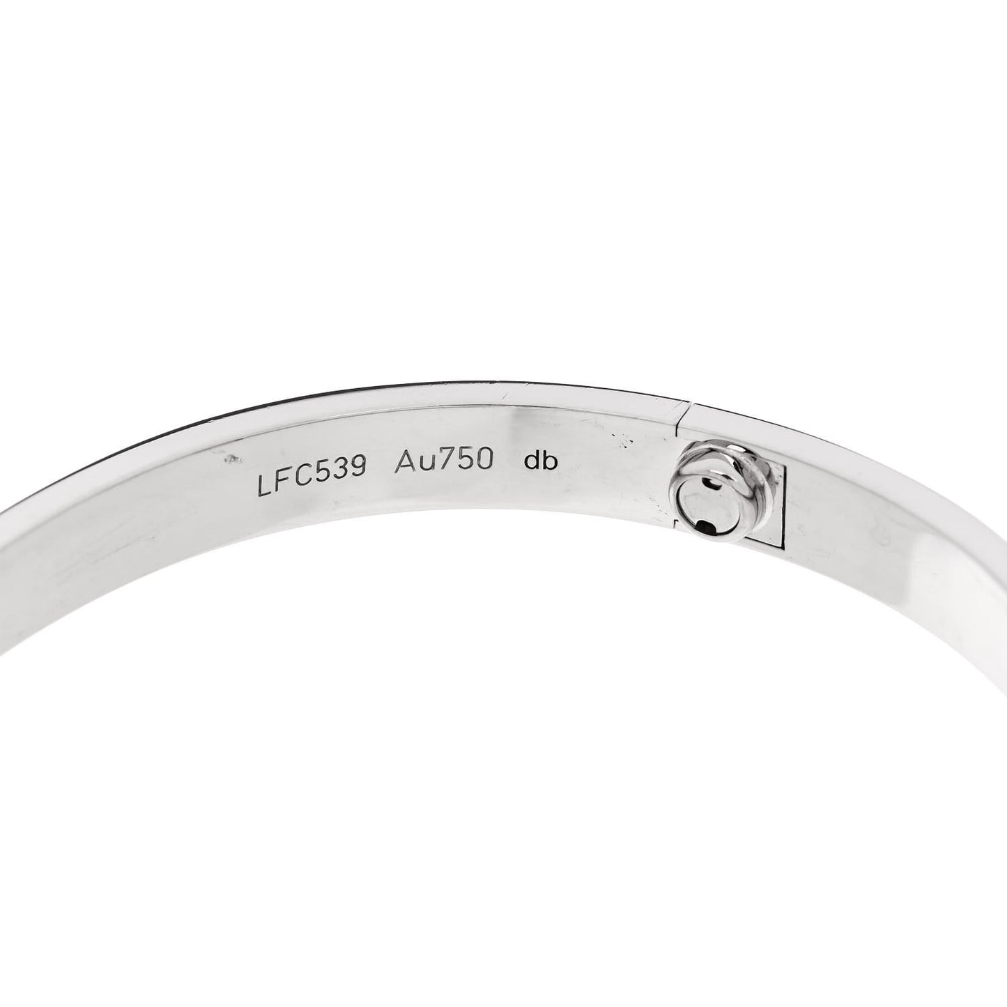 18K White Gold LOVE Bracelet 19