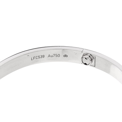 Cartier 18K White Gold LOVE Bracelet 19 7 of 9