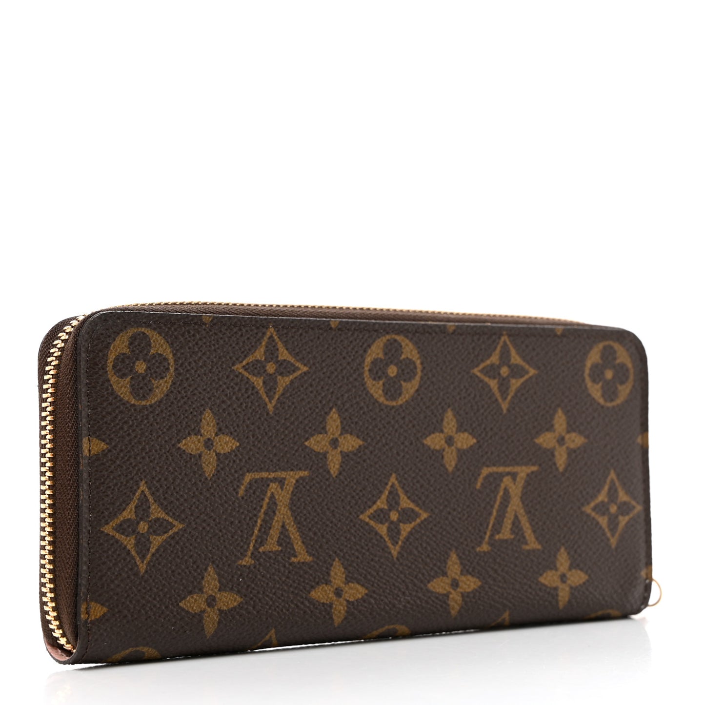 Monogram Clemence Wallet Rose Ballerine