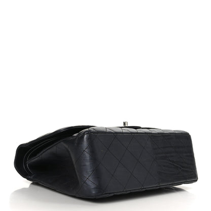 Chanel Iridescent Calfskin Quilted Jumbo Double Flap Charcoal 4 of 9