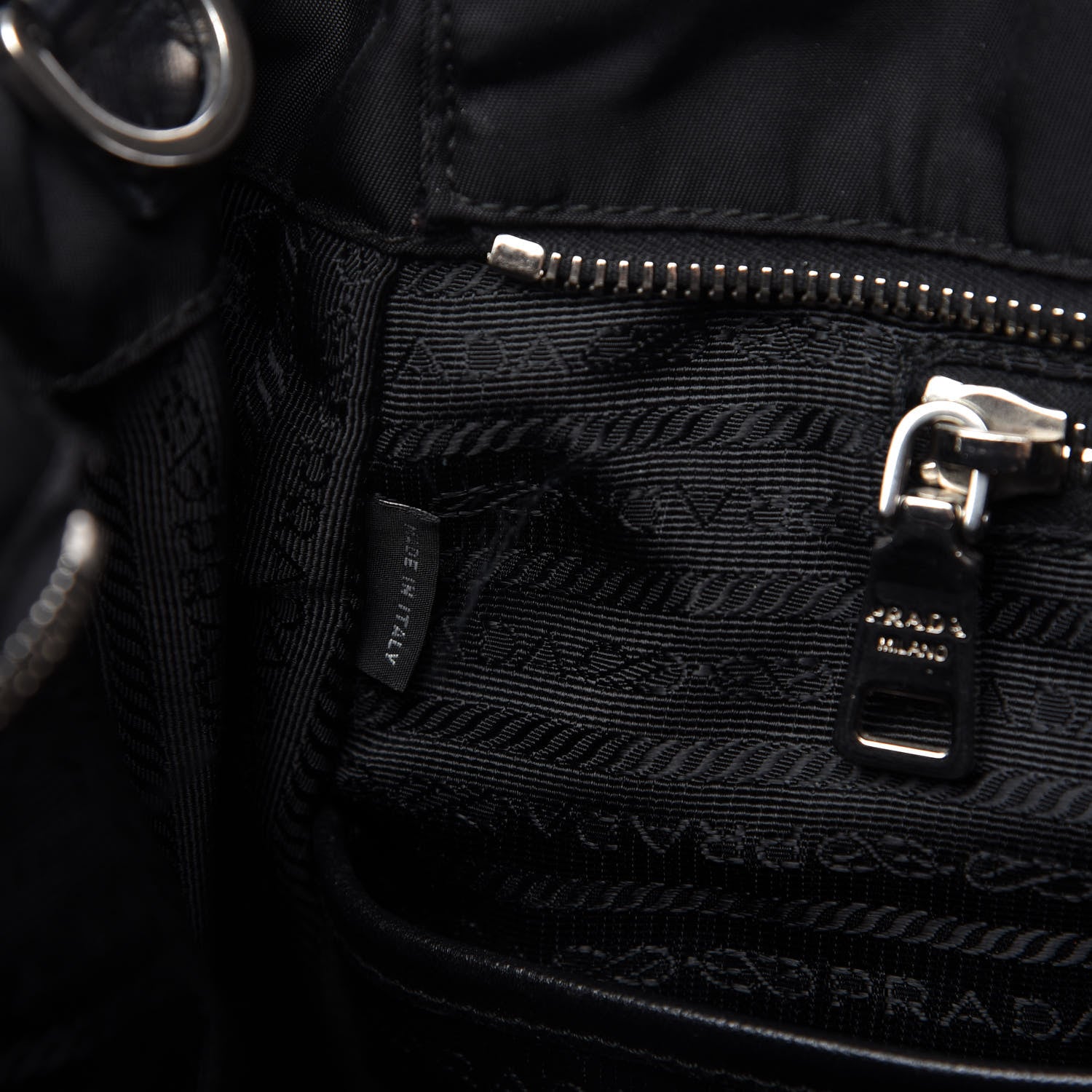 Prada Tessuto Nylon Vela Diaper Bag Black 9 of 11
