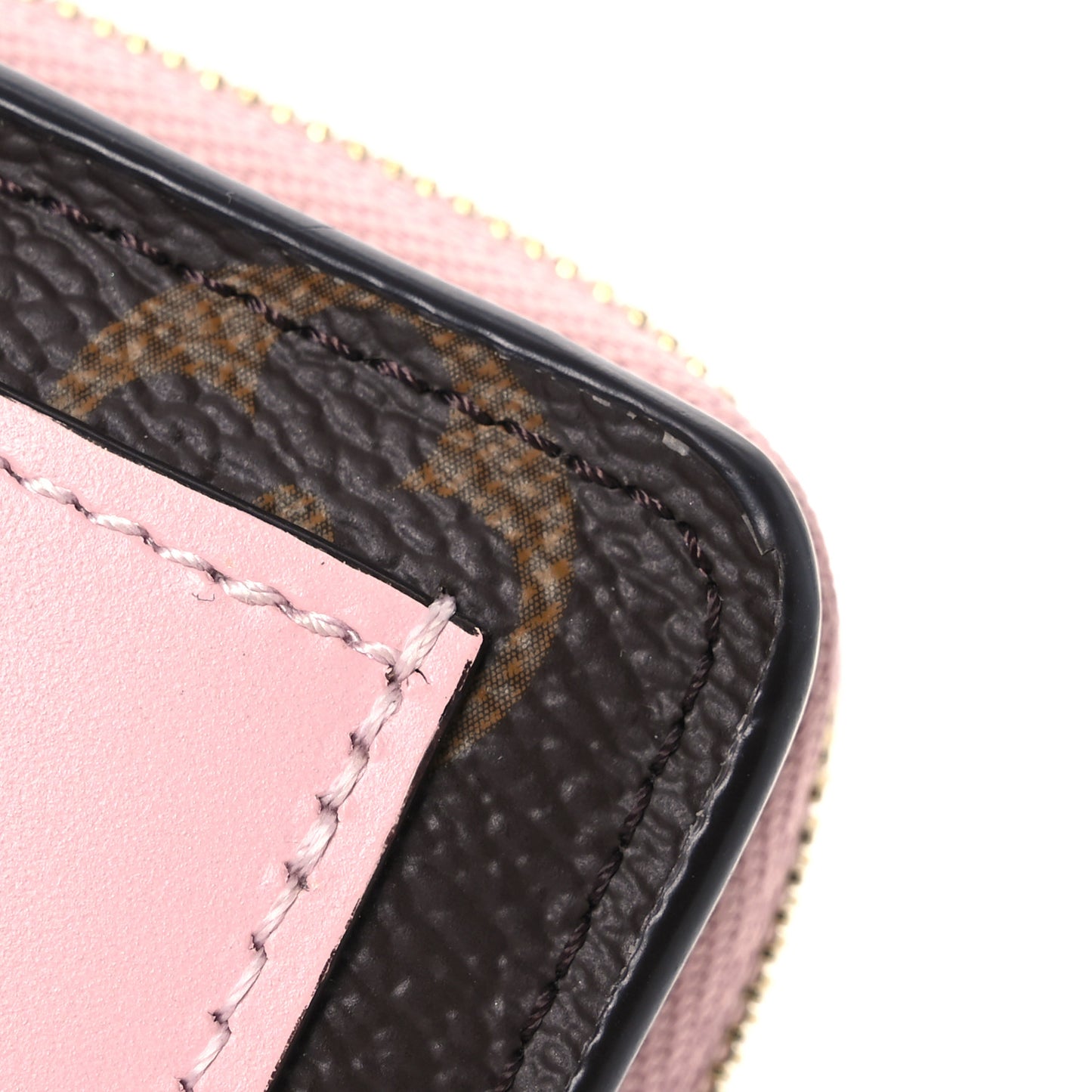 Monogram Lou Wallet Rose Ballerine