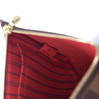 Louis Vuitton Damier Ebene Neverfull MM GM Pochette 7 of 8