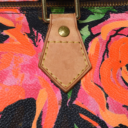 Louis Vuitton Monogram Roses Speedy 30 15 of 19
