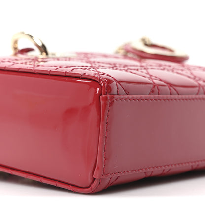 Christian Dior Patent Cannage Small Lady D-Joy Mexican Red 8 of 10