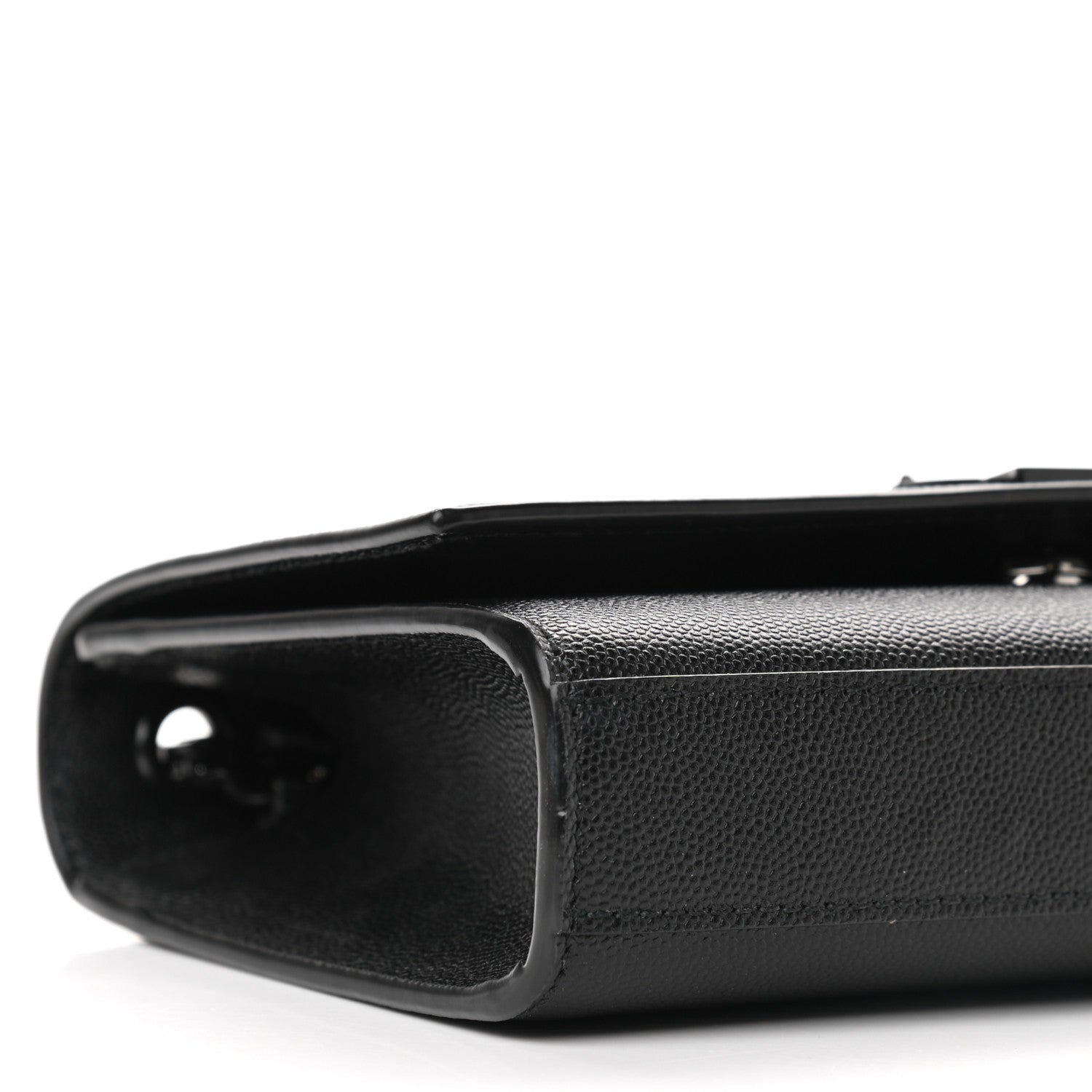 Saint Laurent Grain De Poudre Small Monogram Kate Satchel Black 12 of 13