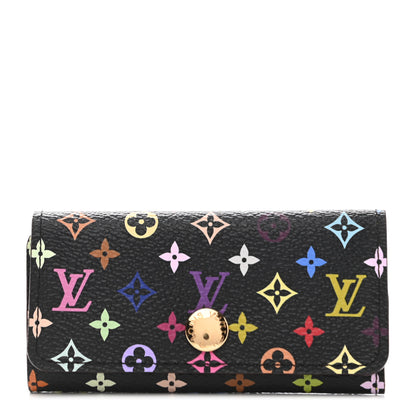 Louis Vuitton Monogram Multicolor Multicles 4 Key Holder Black 1 of 7