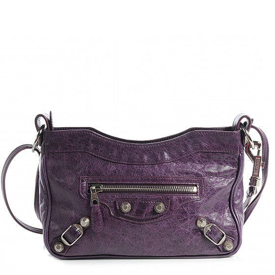 Balenciaga Agneau Giant 12 Silver Hardware Hip Violet 1 of 7