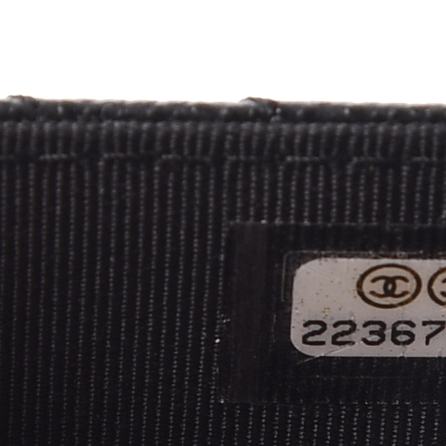 Chanel Caviar Chevron Quilted Wallet On Chain WOC Black 8 of 9