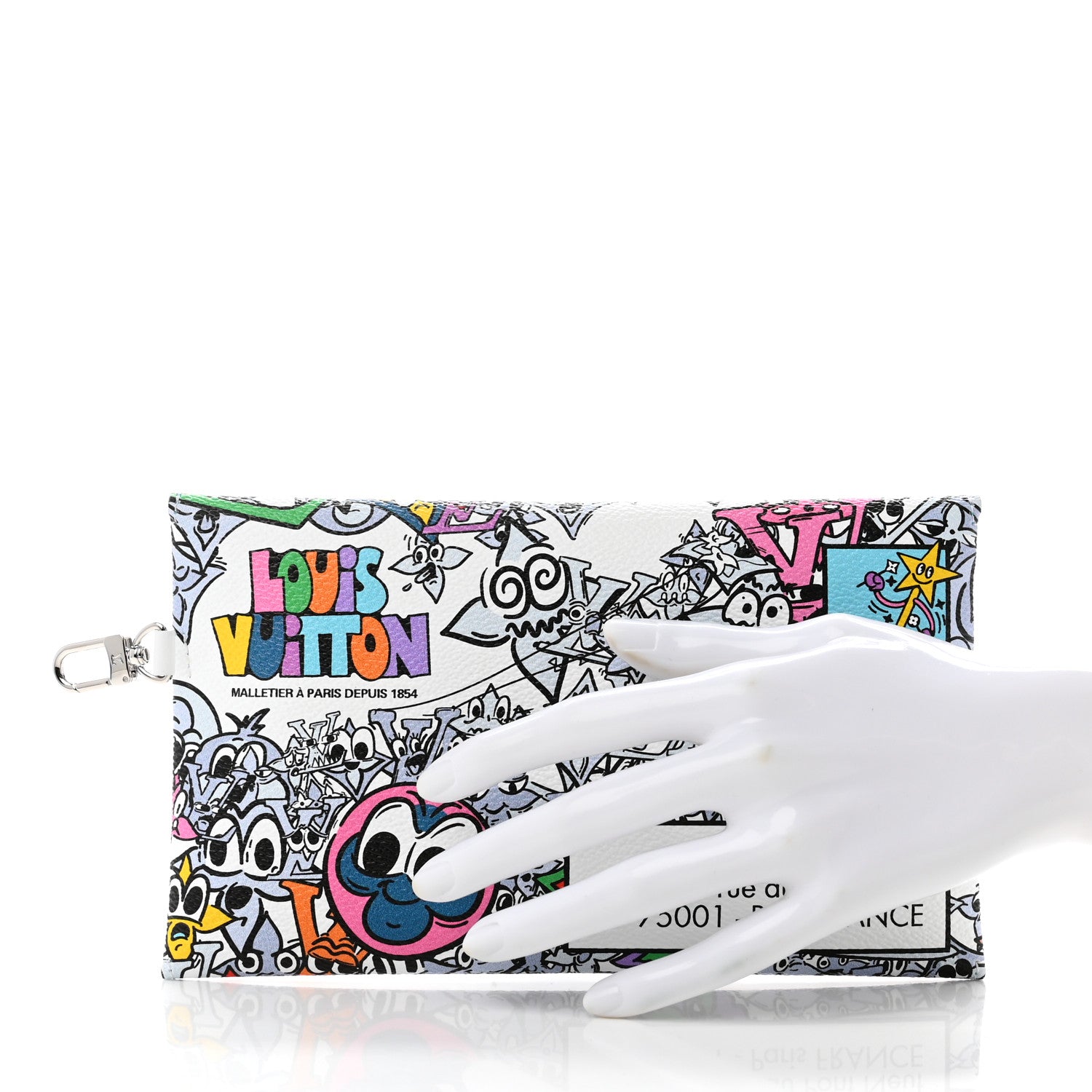 Louis Vuitton Monogram Comics Medium Trio Envelope Pouch Multicolor 2 of 6