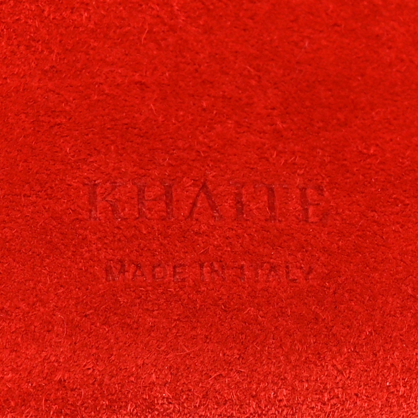 Suede Calfskin Medium Lotus Tote Red