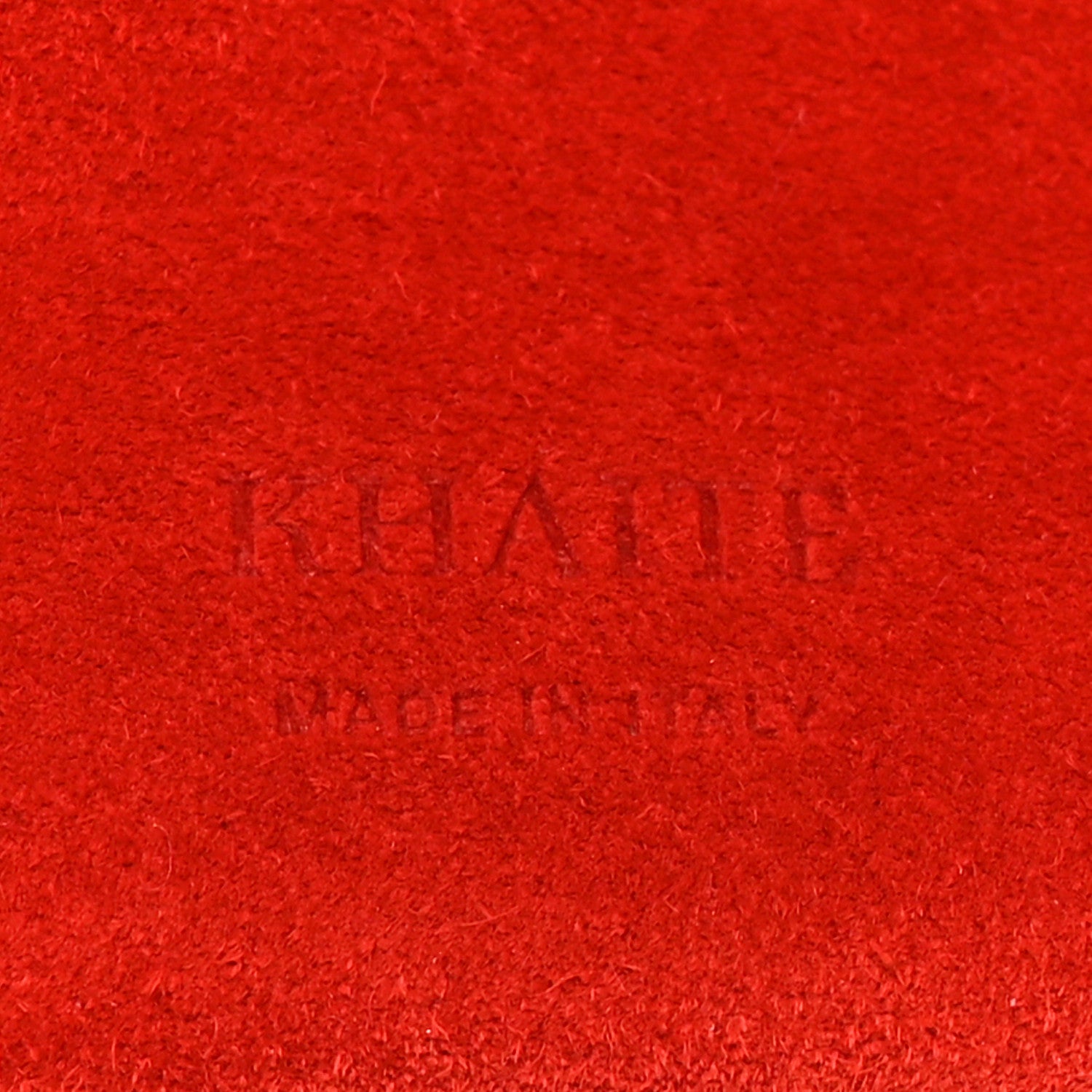 Khaite Suede Calfskin Medium Lotus Tote Red 6 of 10