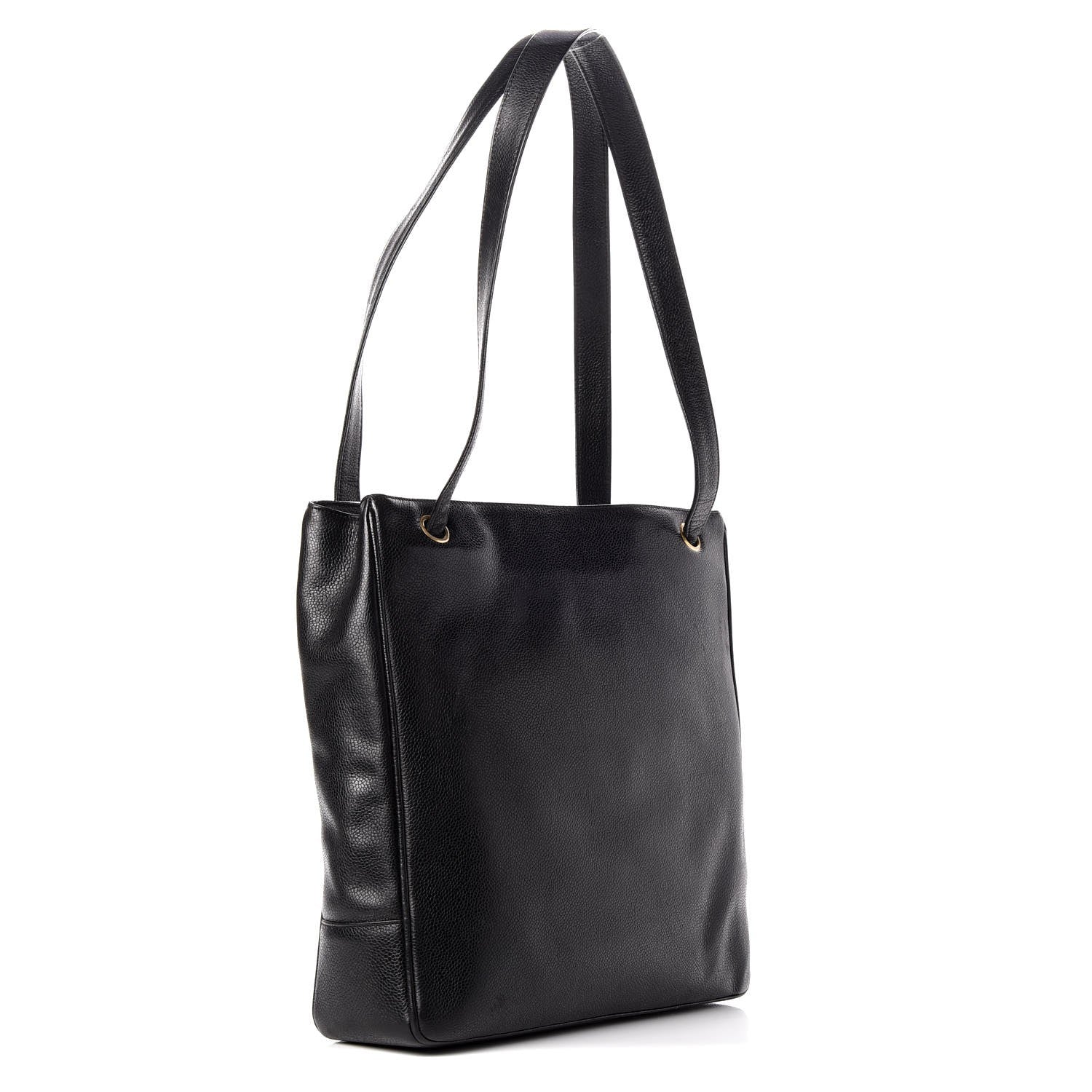 Chanel Caviar CC Tote Black 3 of 11