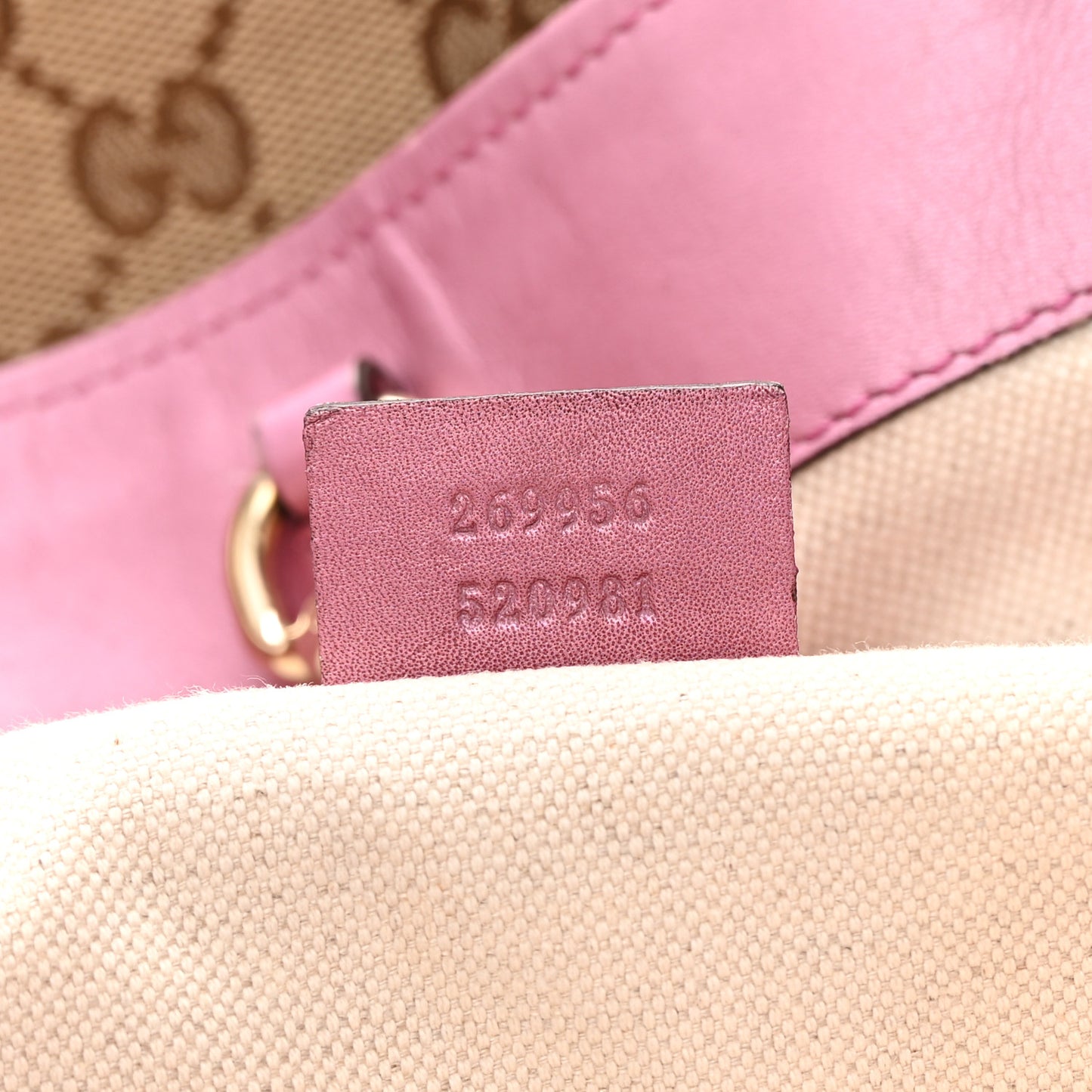 Monogram Large Heart Bit Charm Top Handle Tote Pink