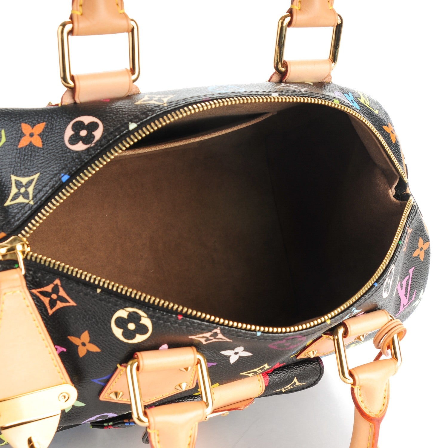 Louis Vuitton Monogram Multicolor Speedy 30 Black 5 of 7