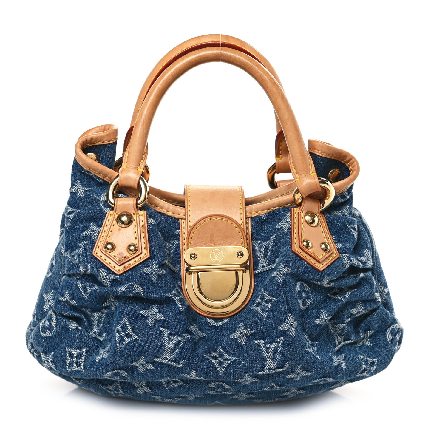 Monogram Denim Pleaty Blue