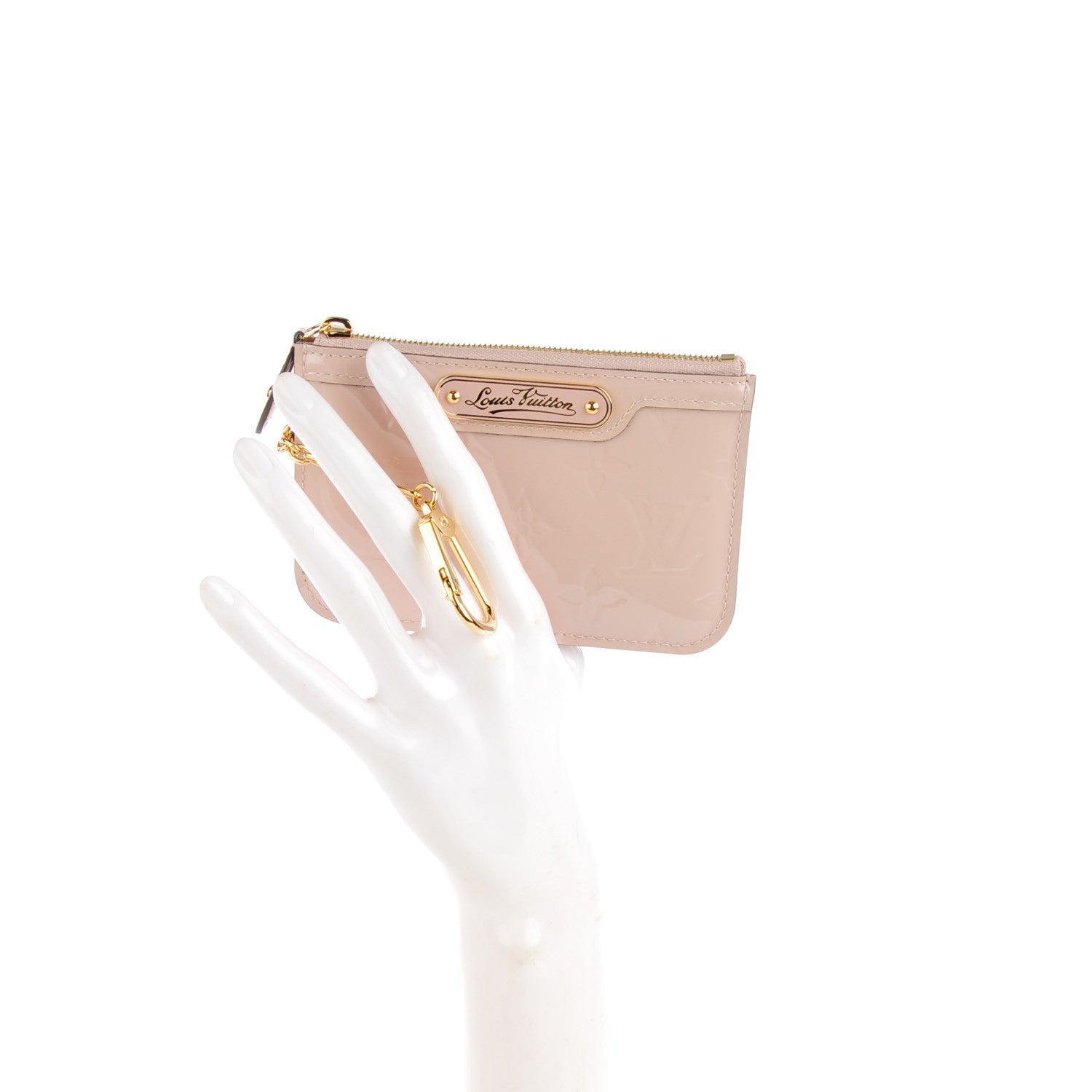 Louis Vuitton Vernis Key Pouch Rose Angelique 2 of 7