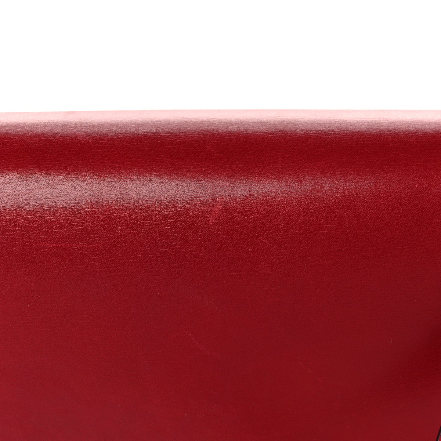 Box Calfskin Medium Classic Box Flap Bag Red