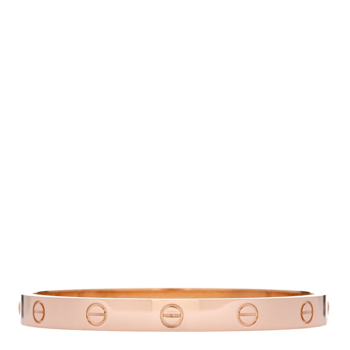 18K Pink Gold LOVE Bracelet 17