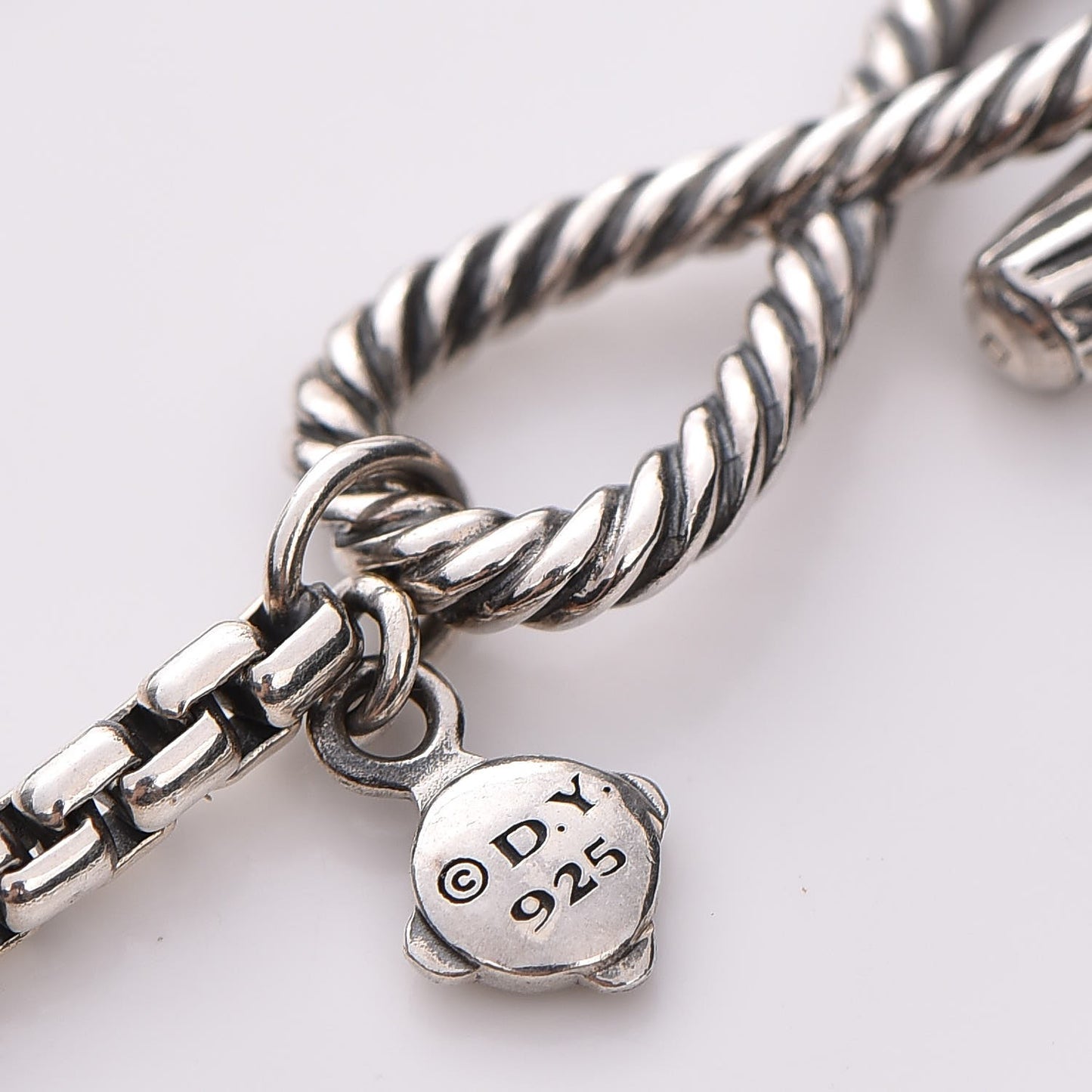 Sterling Silver Black Onyx Infinity Necklace