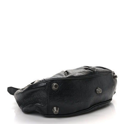 Balenciaga Agneau Arena Small Le Cagole Shoulder Bag Black 4 of 15
