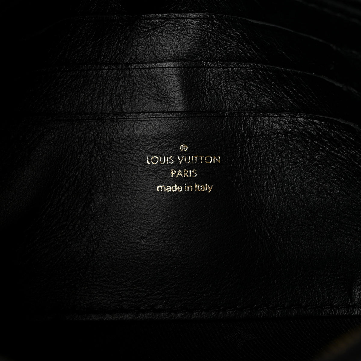 Calfskin Bubblegram Wallet On Strap Black