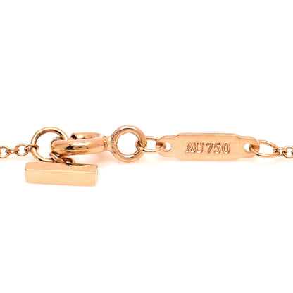Tiffany 18K Yellow Gold Large T Smile Pendant Necklace 5 of 6