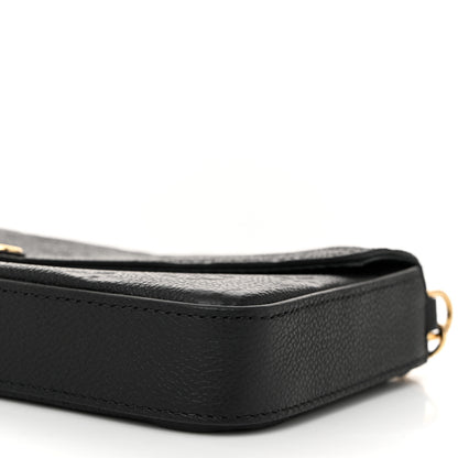 Louis Vuitton Empreinte Pochette Felicie Chain Wallet Black 11 of 11