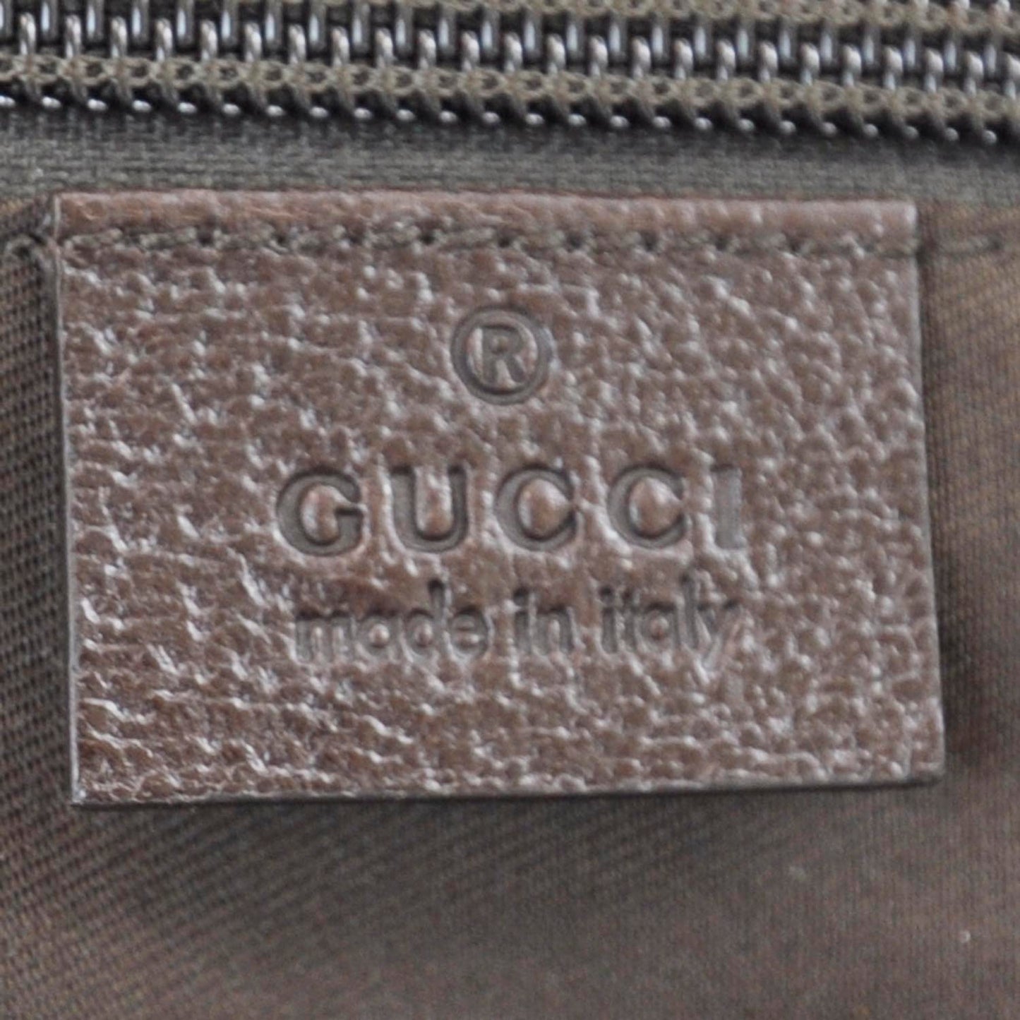 Monogram Web Medium Double Pocket Messenger Bag Dark Brown