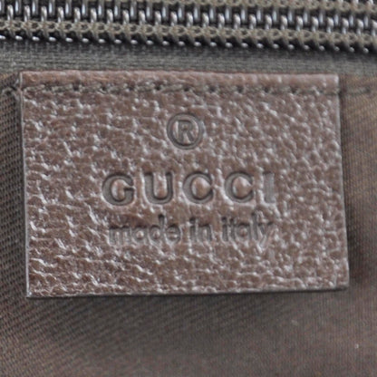 Gucci Monogram Web Medium Double Pocket Messenger Bag Dark Brown 8 of 11
