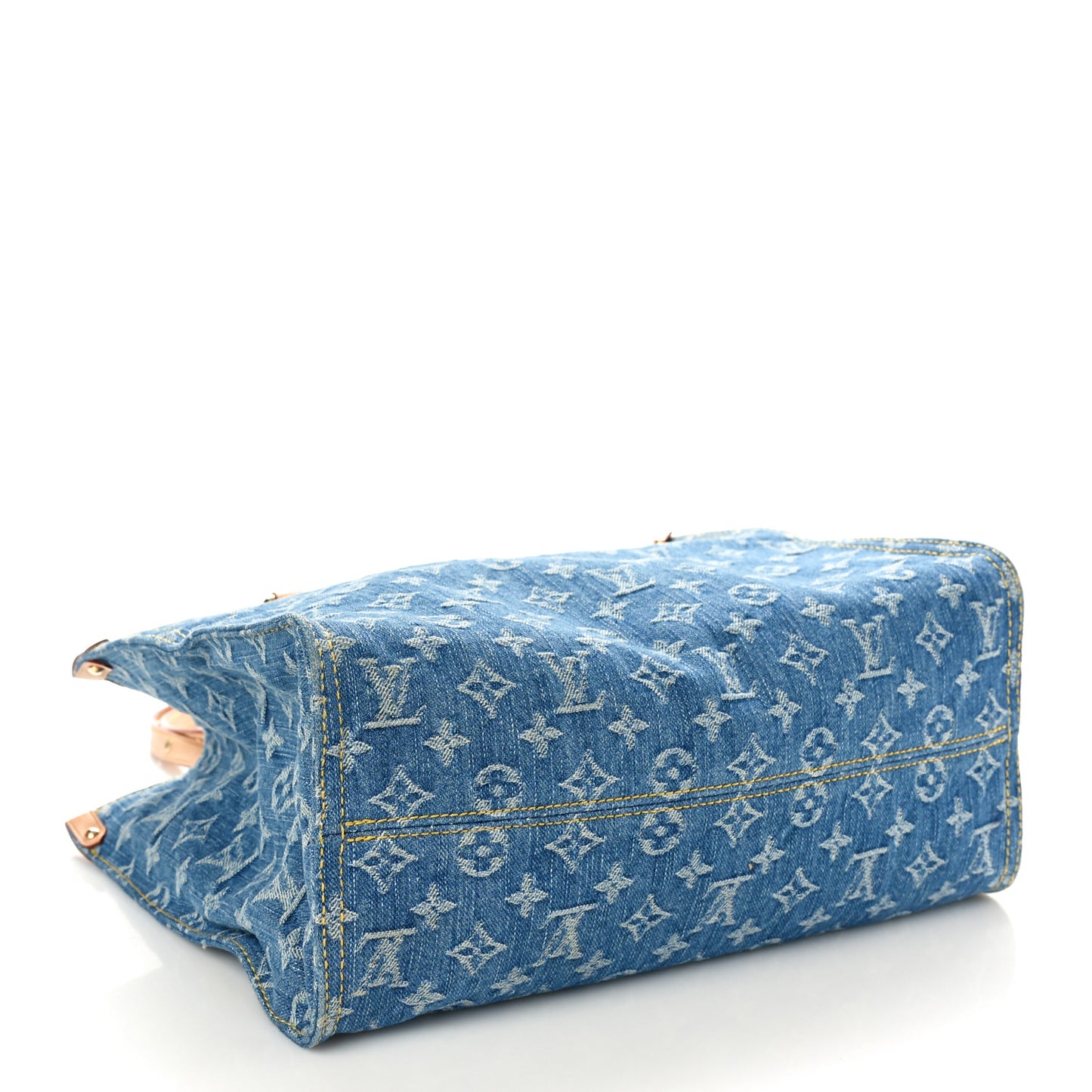 Monogram Denim Onthego MM Blue