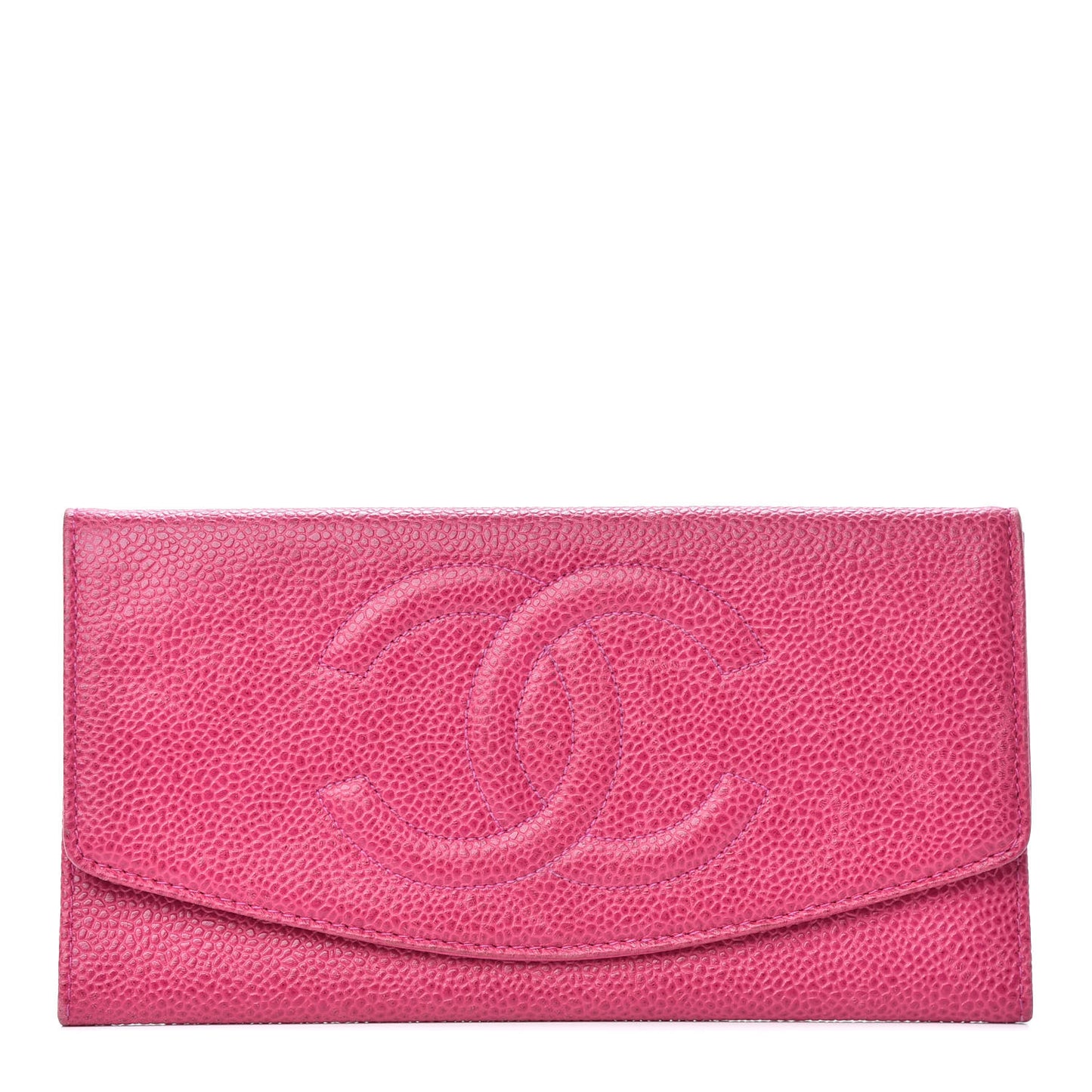Caviar Timeless CC Wallet Dark Fuchsia