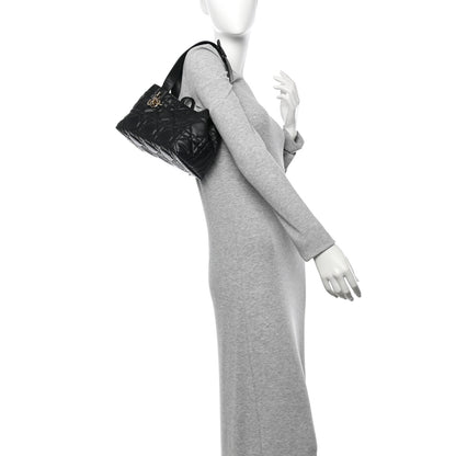 Christian Dior Calfskin Macrocannage Small Toujours Black 2 of 10