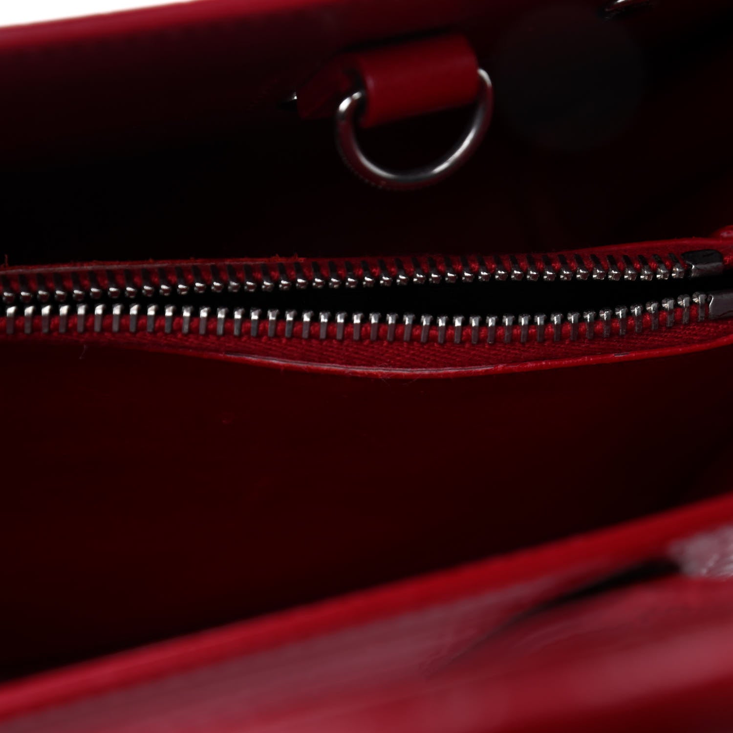 Saint Laurent Calfskin Crocodile Embossed Baby Sac De Jour Red 7 of 19