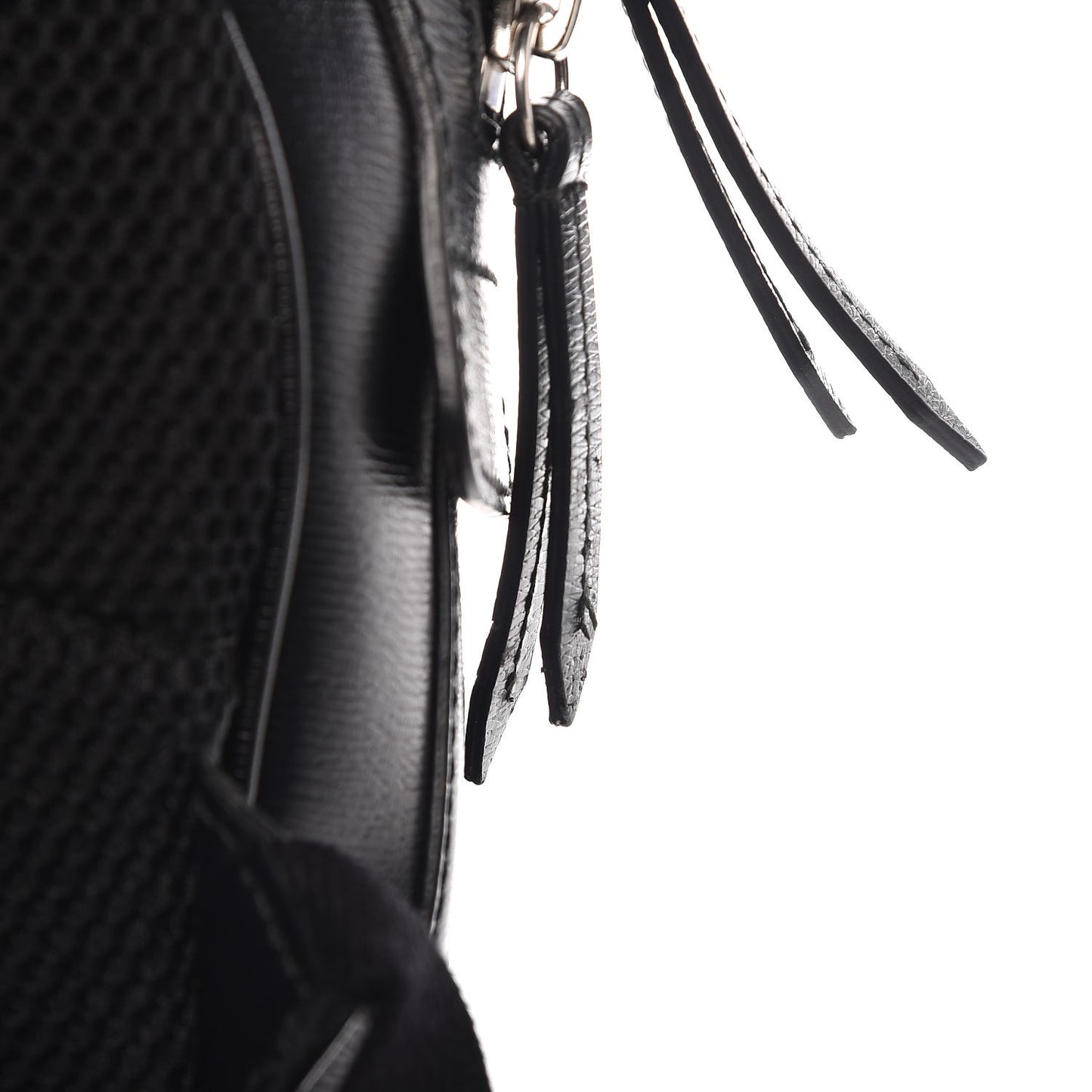 Calfskin Kingsnake Dome Backpack Black