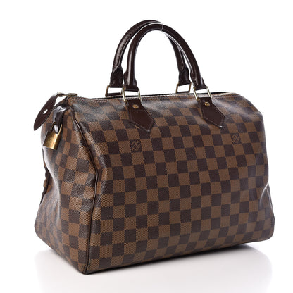 Louis Vuitton Damier Ebene Speedy 30 3 of 11