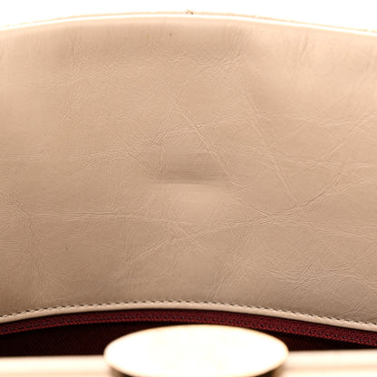 Chanel Aged Calfskin Large Just Mademoiselle Bowling Bag Beige 11 of 14