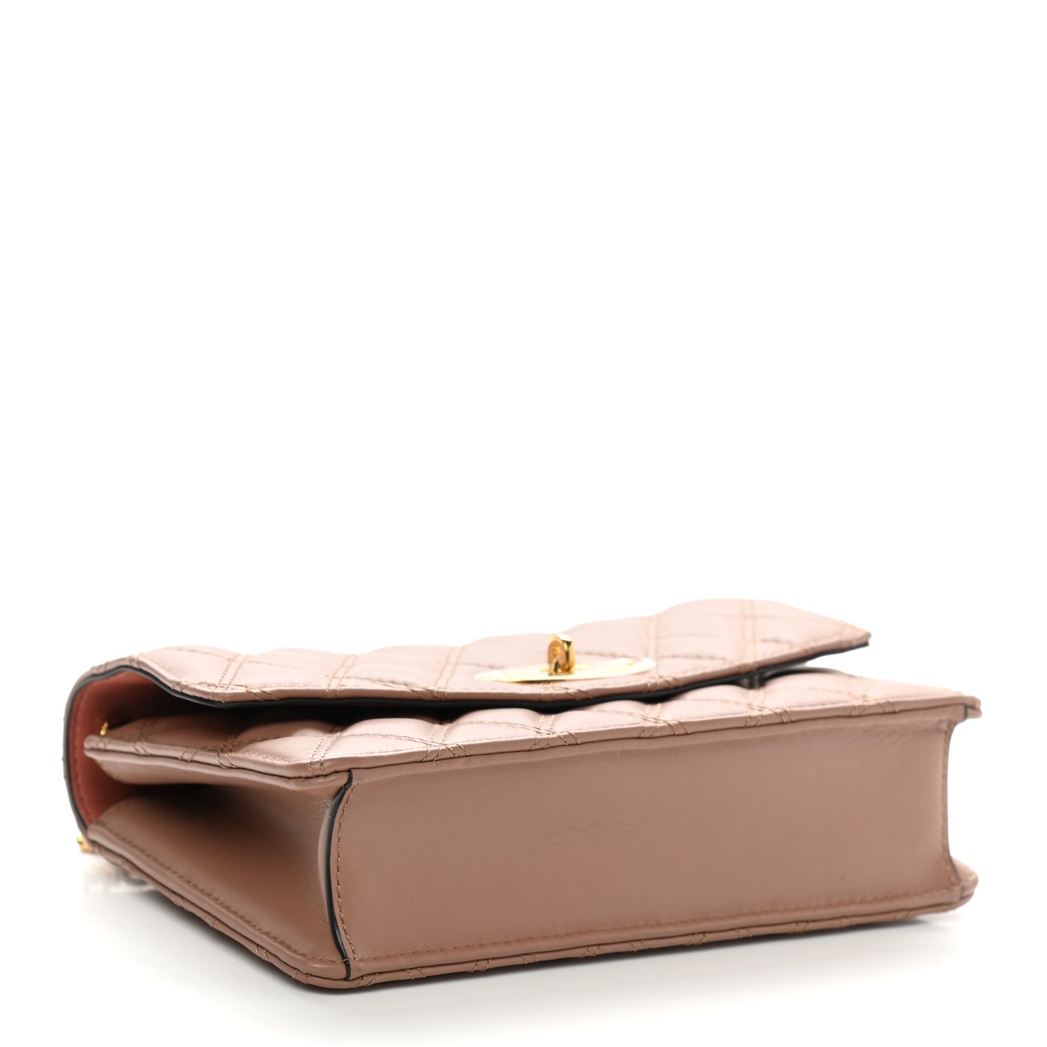 Mulberry Smooth Calfskin Quilted Small Darley Shoulder Bag Dark Blush 4 of 9
