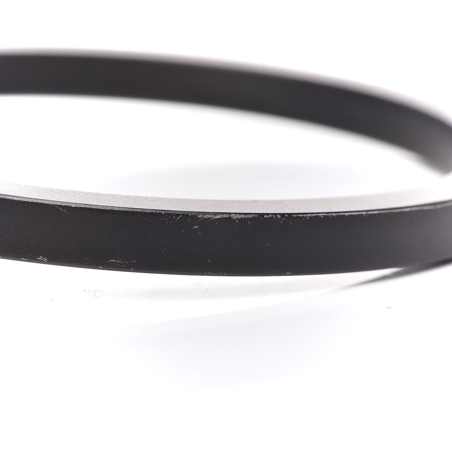 Black-Coated Stainless Steel T Square Bracelet