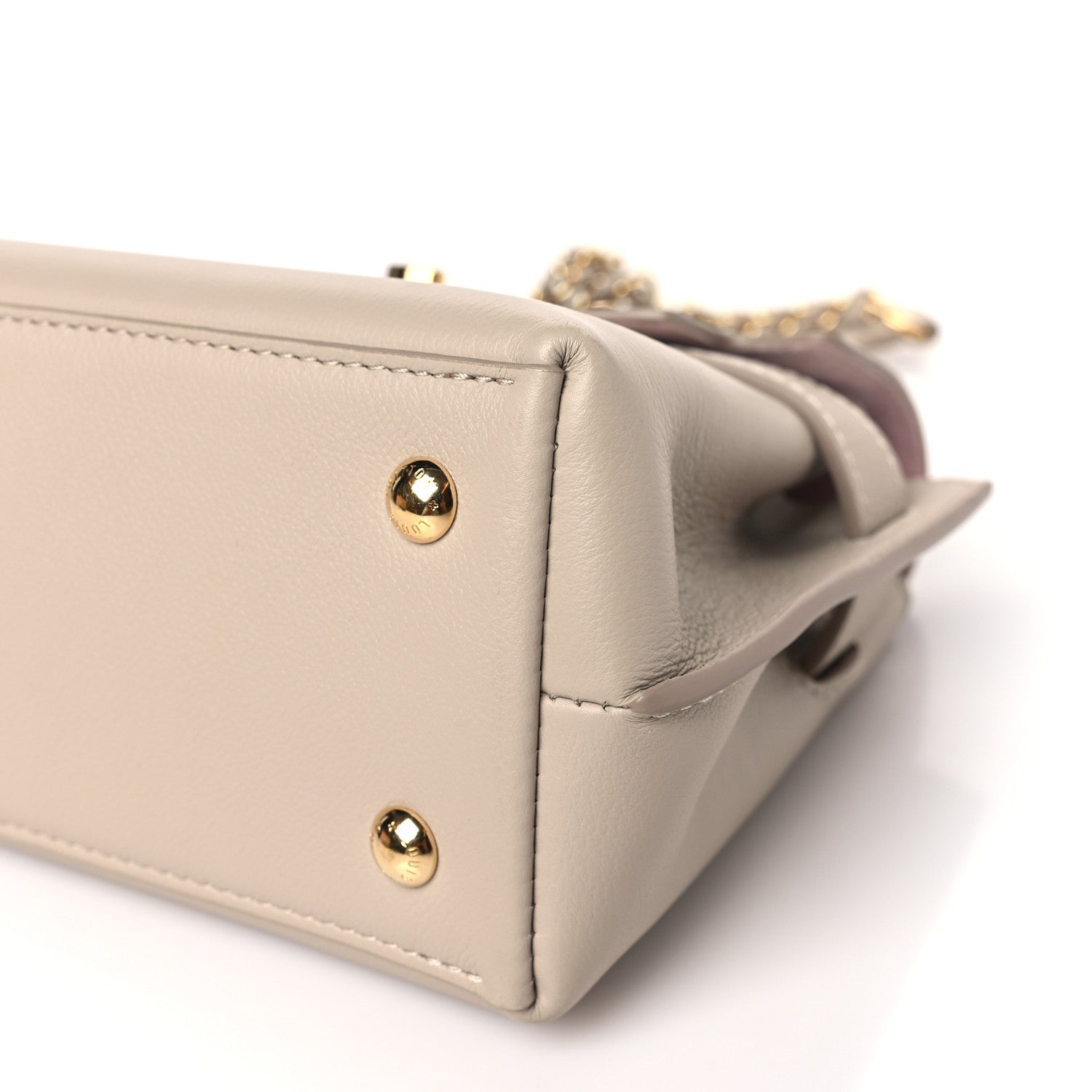 Louis Vuitton Soft Calfskin Mini Lockme Ever Greige 9 of 9