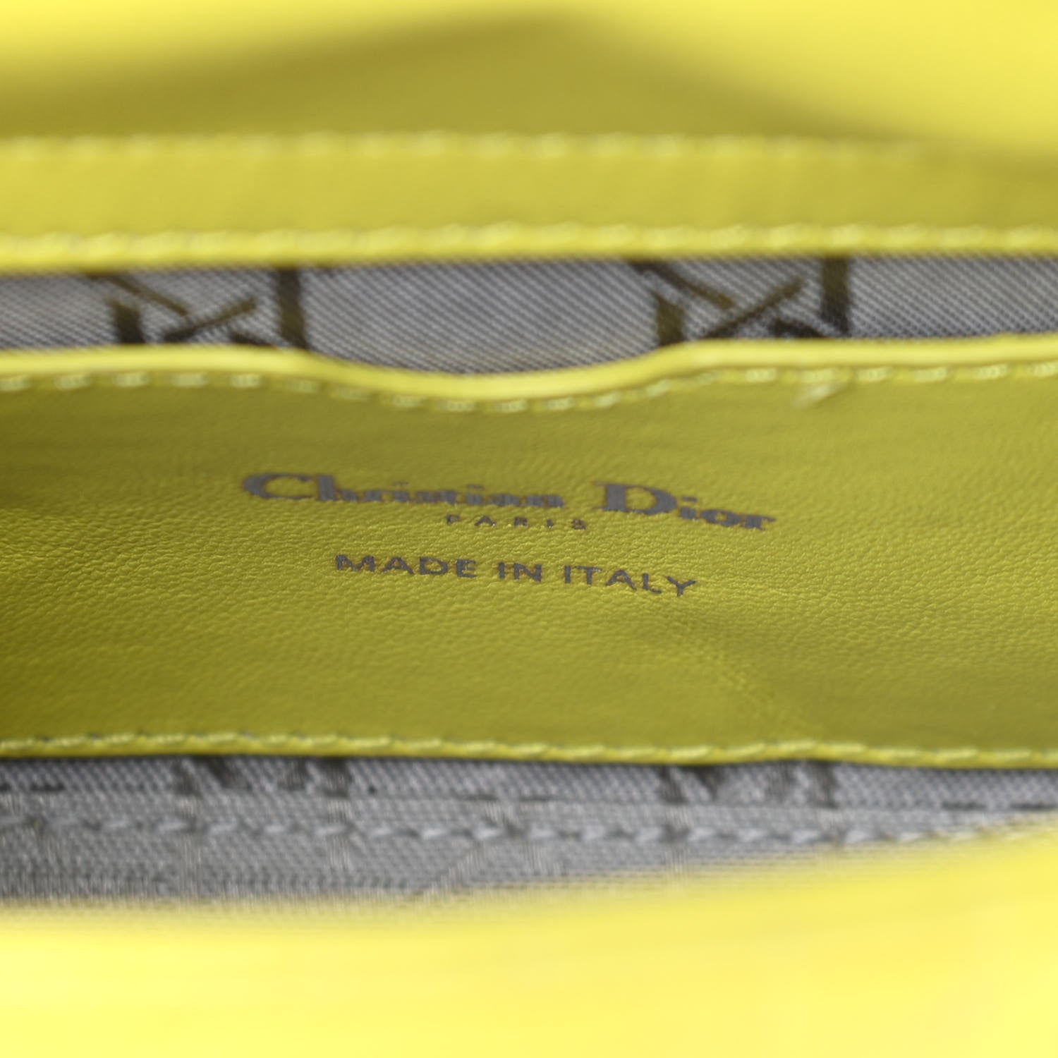 Christian Dior Lambskin Cannage Nano Lady Dior Acid 6 of 8
