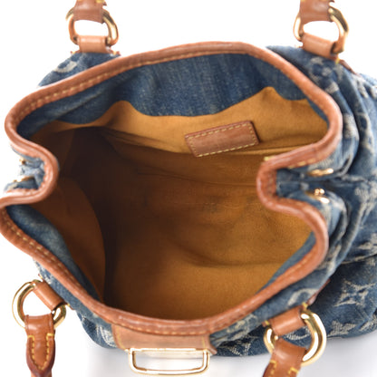 Louis Vuitton Monogram Denim Pleaty Blue 5 of 14
