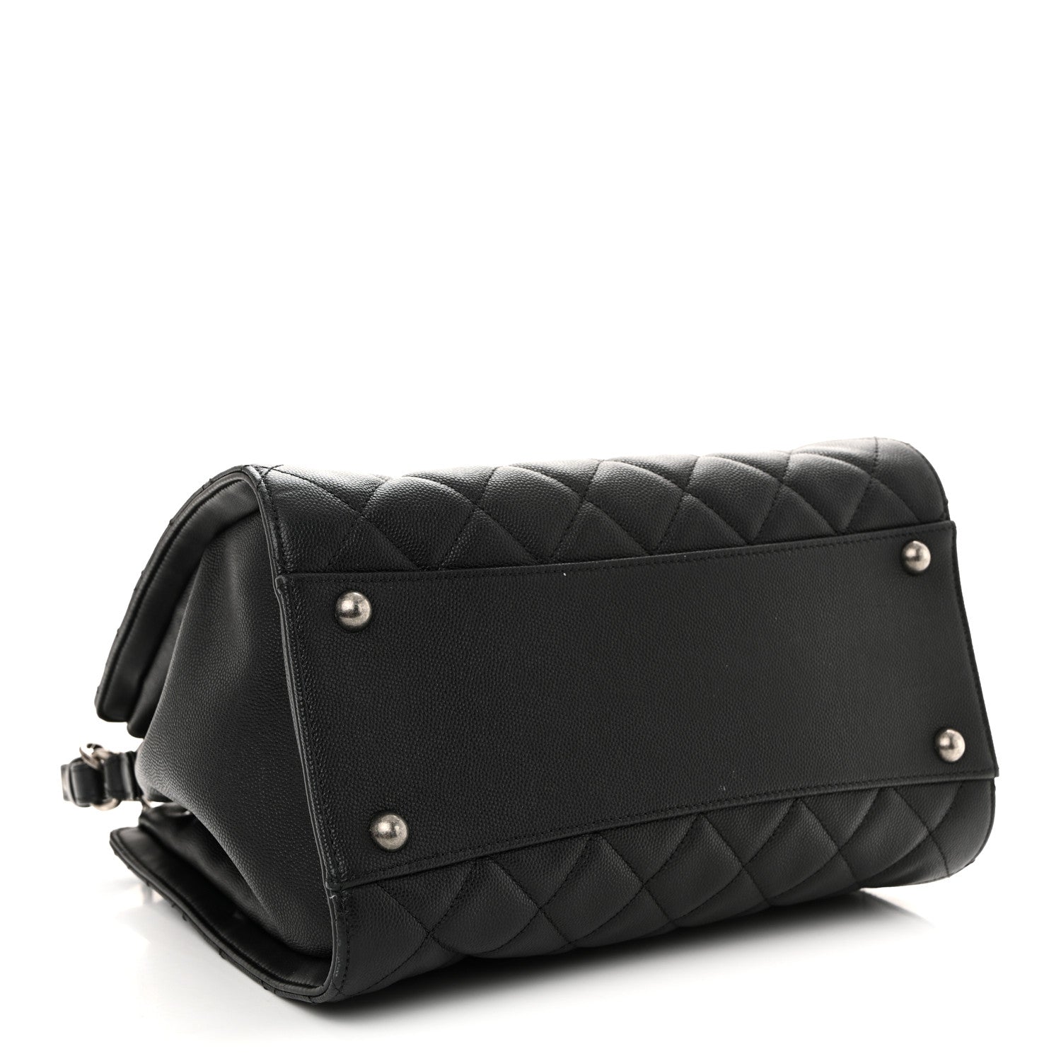 Chanel Caviar Quilted Medium CC Bucket Bag Black 4 of 11